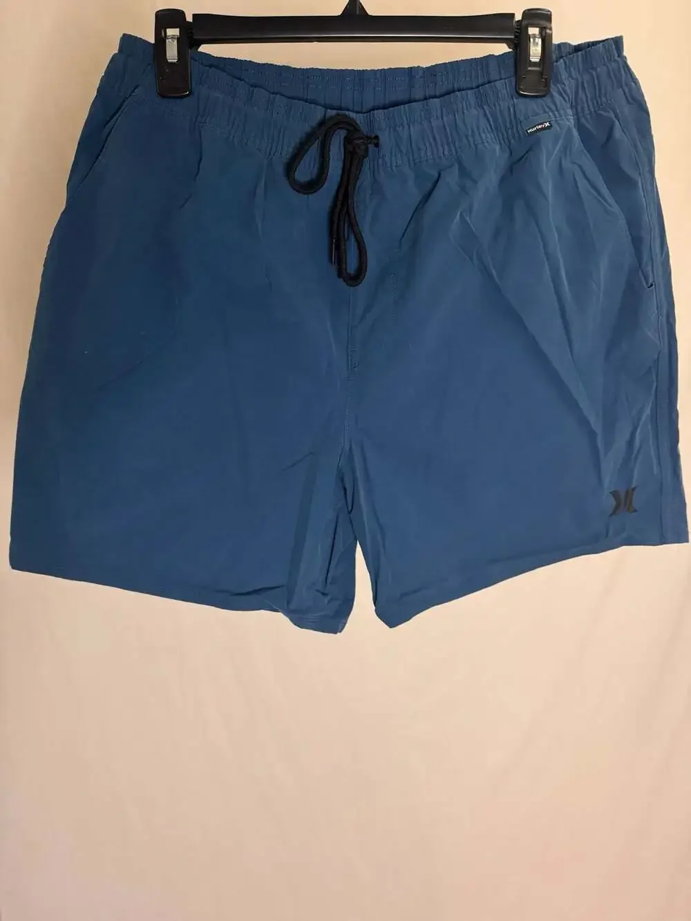 Hurley Blue Elastic Waist Board Shorts Size XL